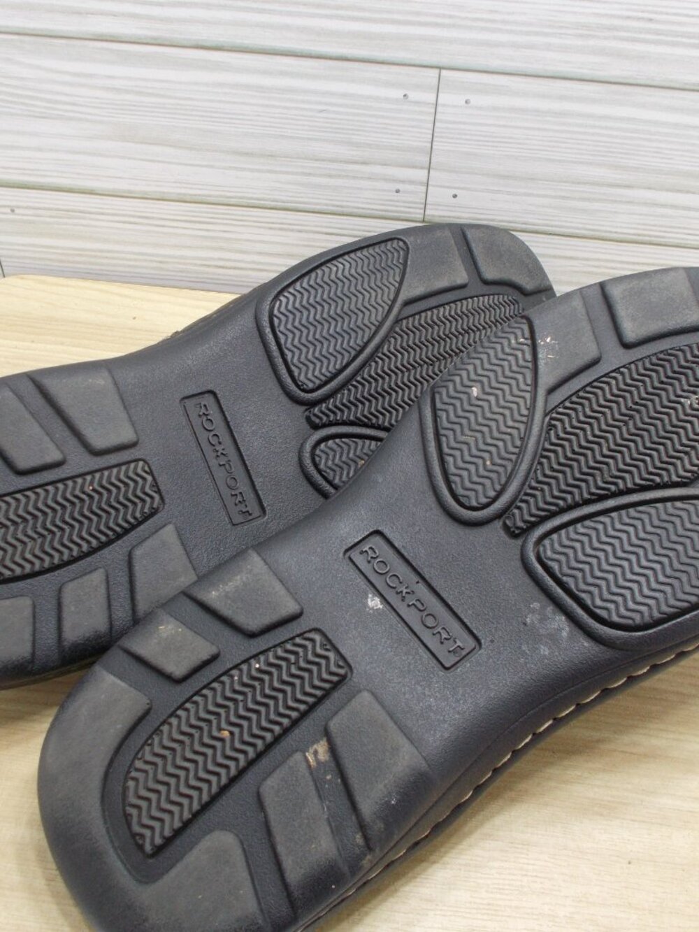 Rockport Men's Brown Leather Sandals Slip-On Comfort K57223 Size 10 - Picture 5 of 5